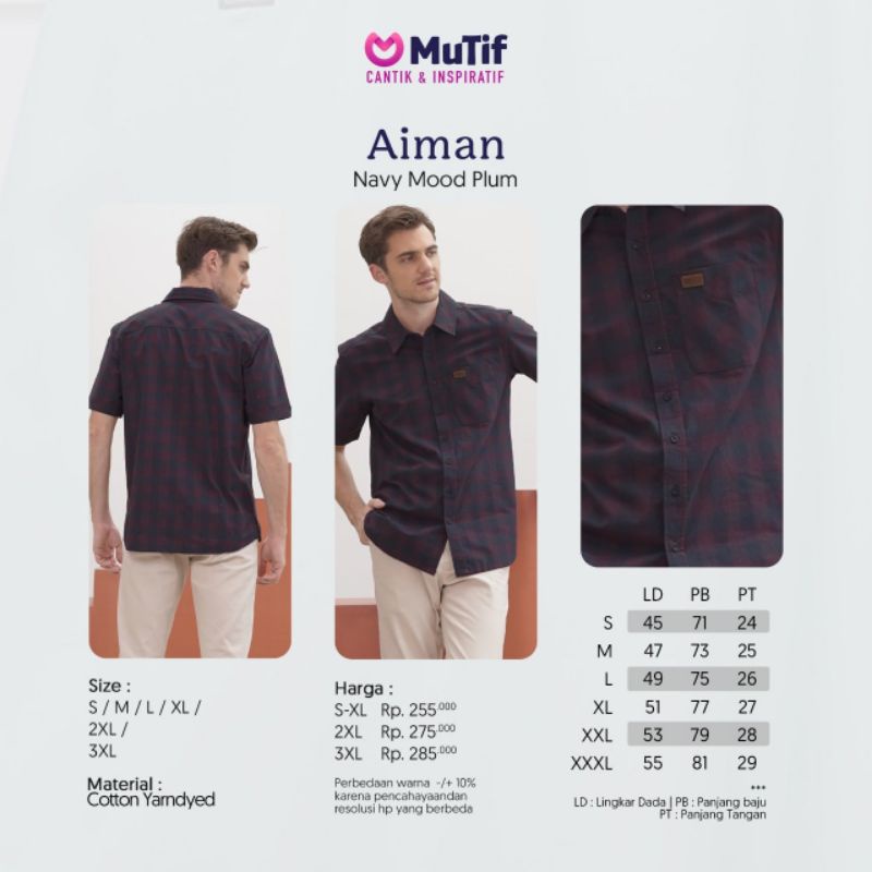 KOKO MUTIF AIMAN NAVY MOOD PLUM KOKO AIMAN