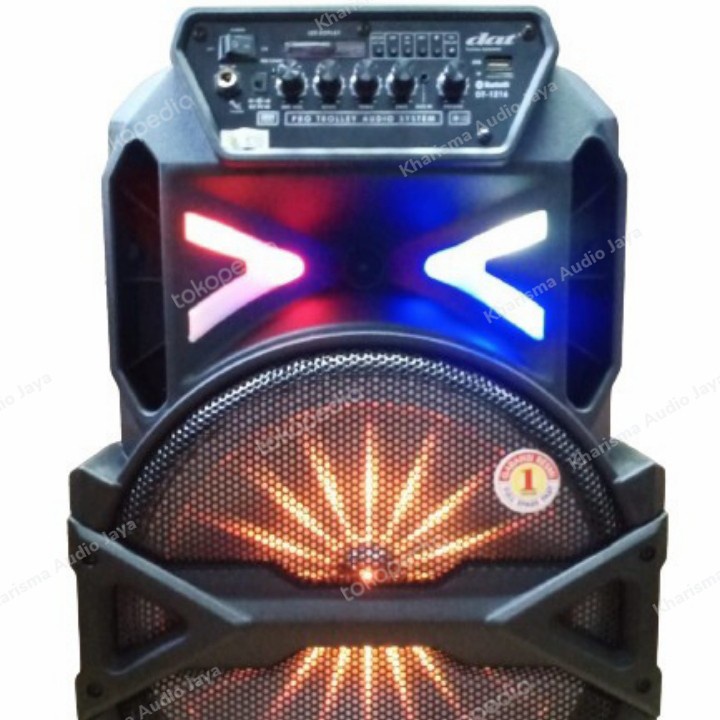 Speaker Portable 12 inch DAT DT 1216/DT 1216 ECO Bluetooth Radio USB