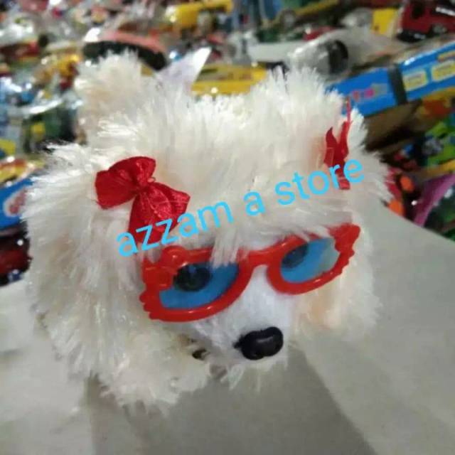 Mainan anak anjing bisa jalan