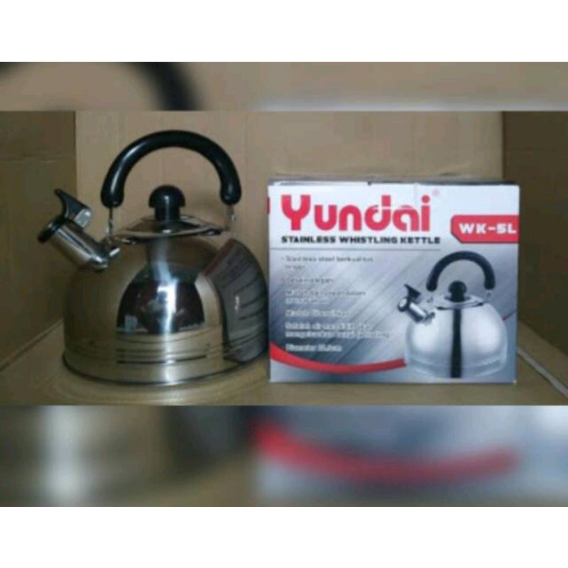 Yundai . UTU , AIR   Teko Bunyi Siul Stainless Steel Ketel,  Teko Bunyi 5 Liter 7 Liter