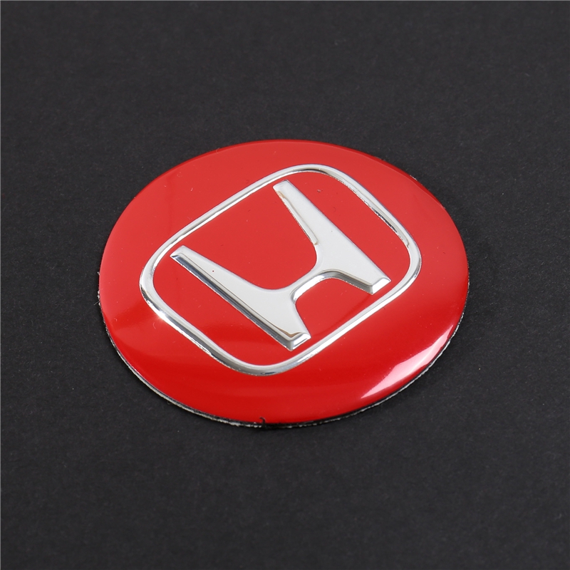 4Pcs Stiker Emblem Honda Badge Roda Mobil 56mm