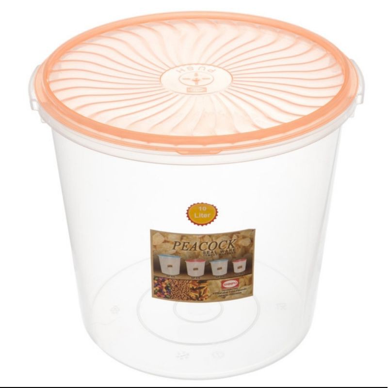 Toples Kerupuk 10 Liter Shinpo 610 / Aquarium Es Buah / Toples Es Buah / Rice Box / Tempat Beras