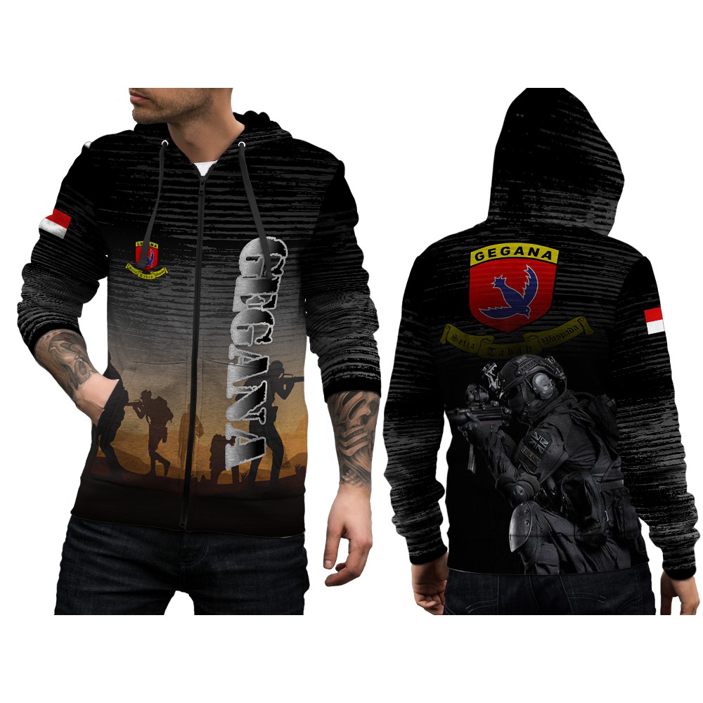 Jaket Gegana | Jaket Gegana Pria | Jaket Army Gegana | Jaket Gegana FullPrint