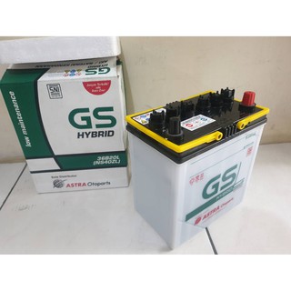 Aki Mobil Brio, Mobilio, BRV, Ertiga NS40ZL GS Astra Hybrid Aki Basah