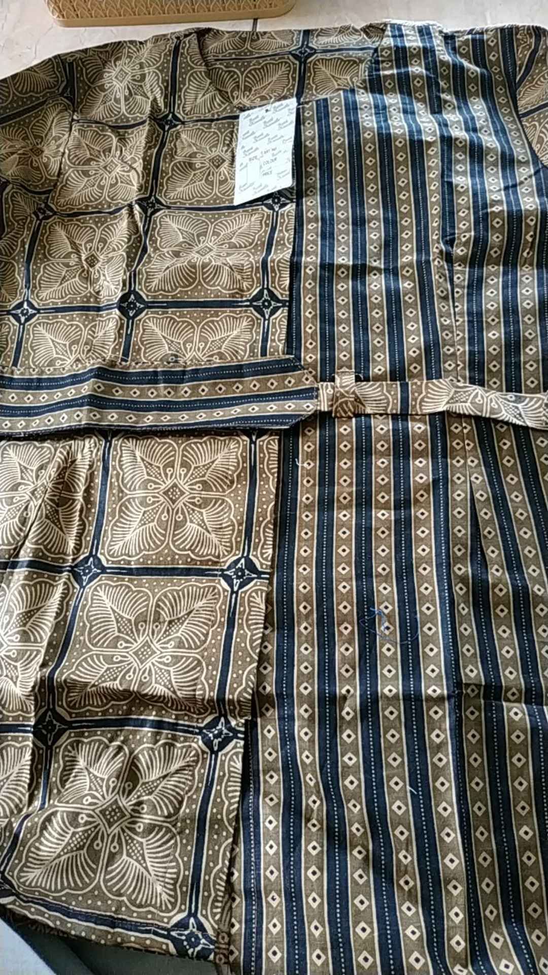 Batik Wanita Asj Sa Hrb026 Kenongo Kemeja Tosca Pendek