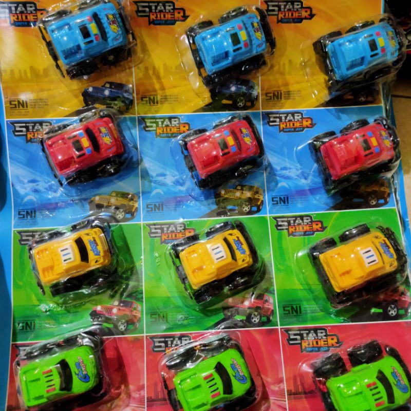 mobil diecast kontruksi jeep fullback / mobil figure / mainan anak murah / mainan grosir