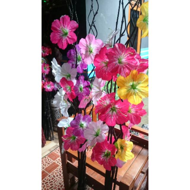 Bunga bambu ulir Bunga sepatu