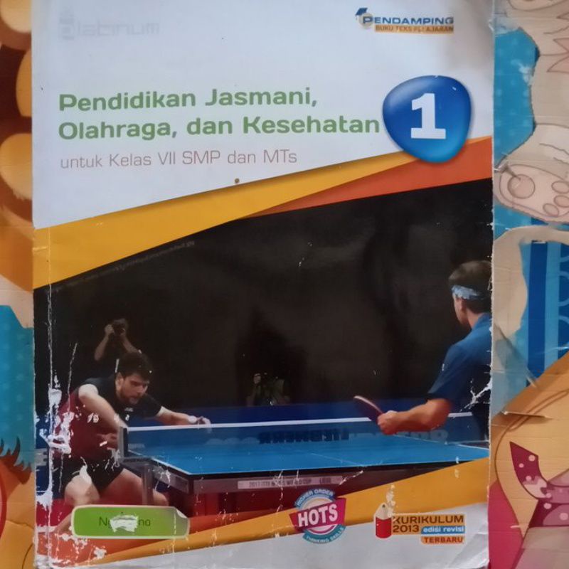 

buku penjasorkes kelas 7/VII/1 SMP penerbit Platinum