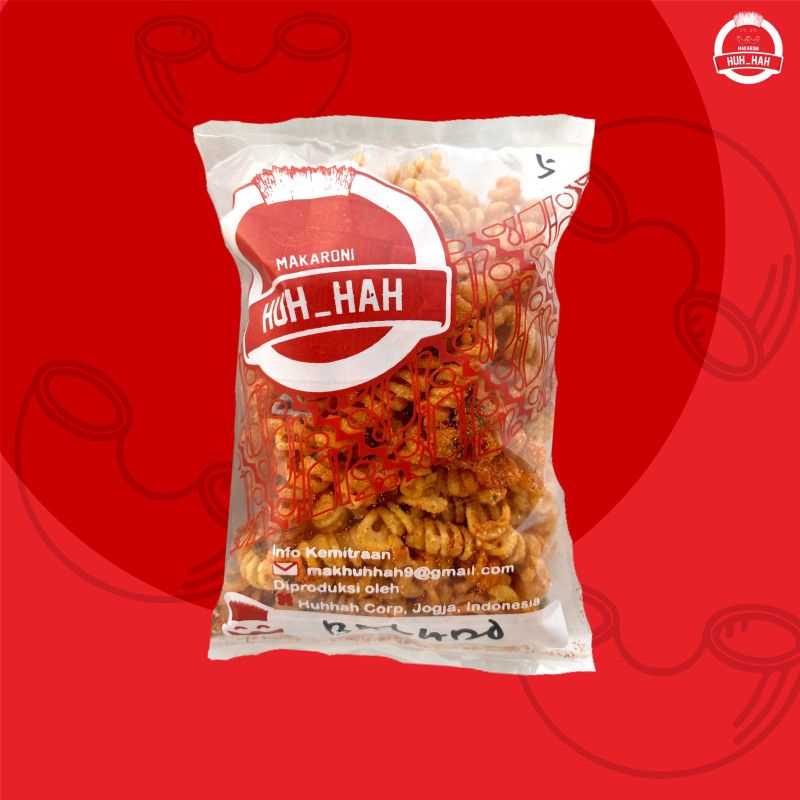 

Makaroni Spiral Huhhah Reguler Bantet Daun Jeruk Pedas