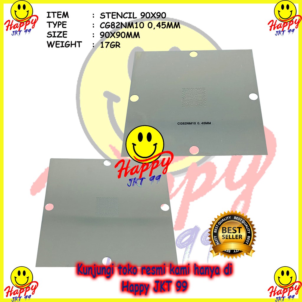 [ HAPPY JKT 99 ] STENCIL 90X90 CG82NM10 82NM10 NM10 SLGXX QMNJS CG82TPT