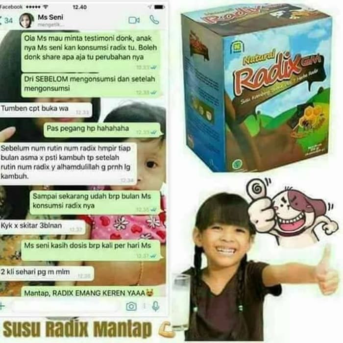 

SUSU RADIK MADU DAN COKLAT NASA ORIGINAL