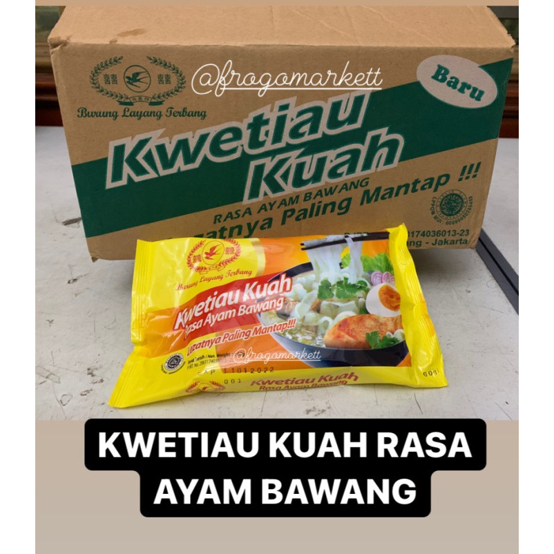 

Kwetiau Kuah Cap Burung Layang Terbang 1dus