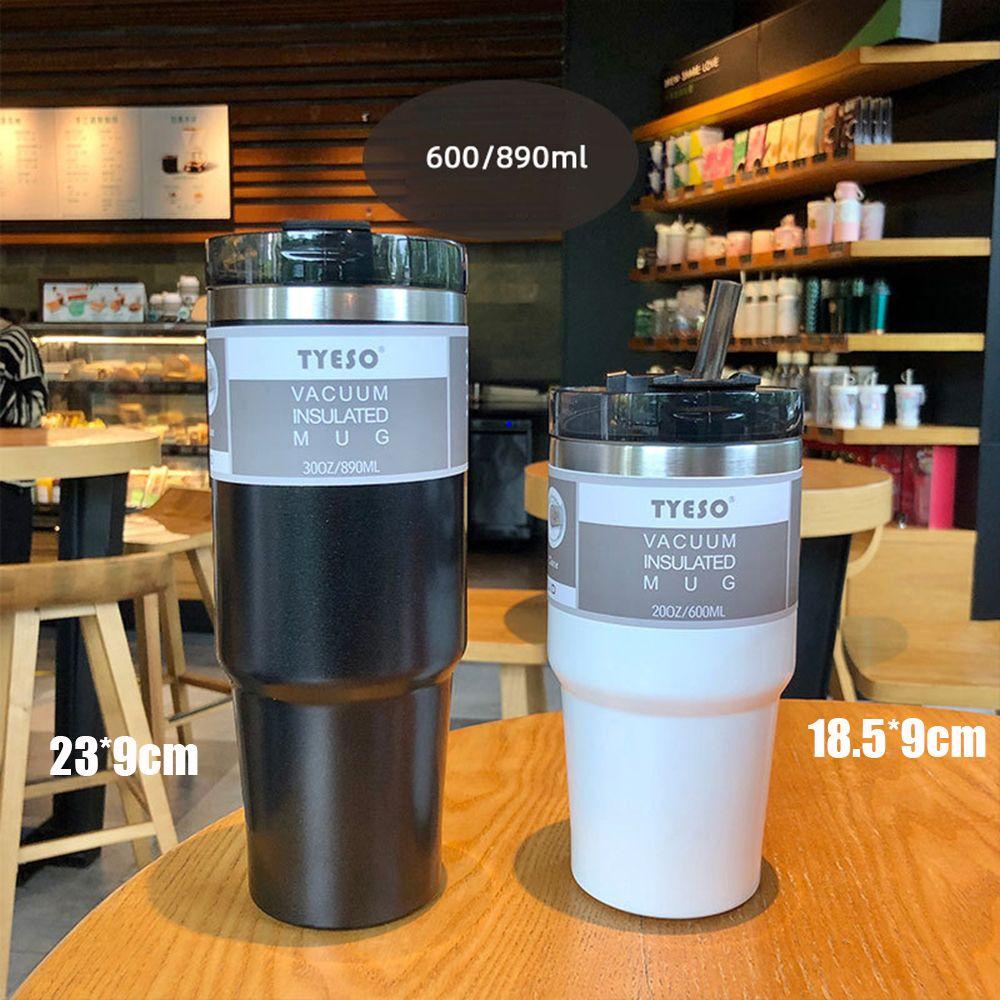 Top Vacuum Insulated Bottle Kapasitas Besar Aksesoris Mobil Cangkir Air Portabel