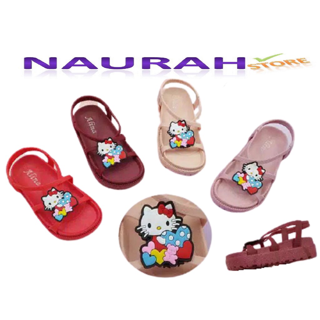 Sandal Anak Hello Kitty Alina 1986 Gladiator Tali 100% Original Kualitas Terjamin Promo Diskon Murah