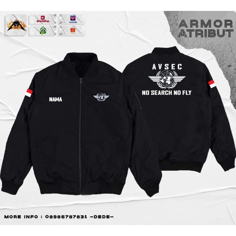 jaket bomber avsec
