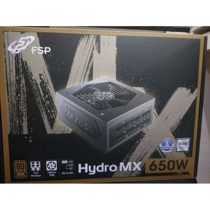 "FSP Hydro MX 650W 80  BRONZE Full Modular"