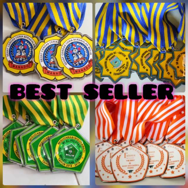 Best Seller Gordon / Medali / Bandul Kalung Wisuda Coating Resin Lycal