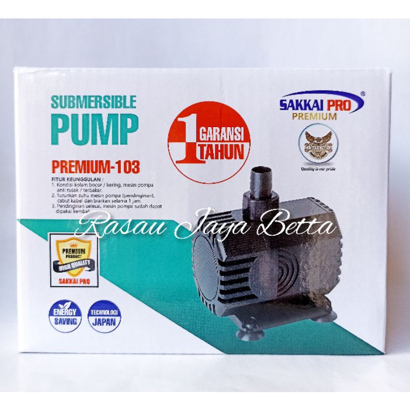 Pompa Aquarium Kolam Sakkai Pro Premium-103