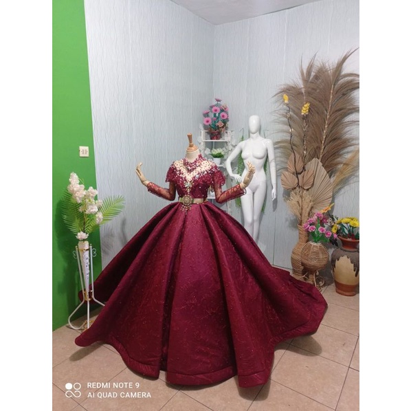 SUPER SALE GAUN PENGANTIN SYR PREMIUM EKOR FULL PAYET DADA