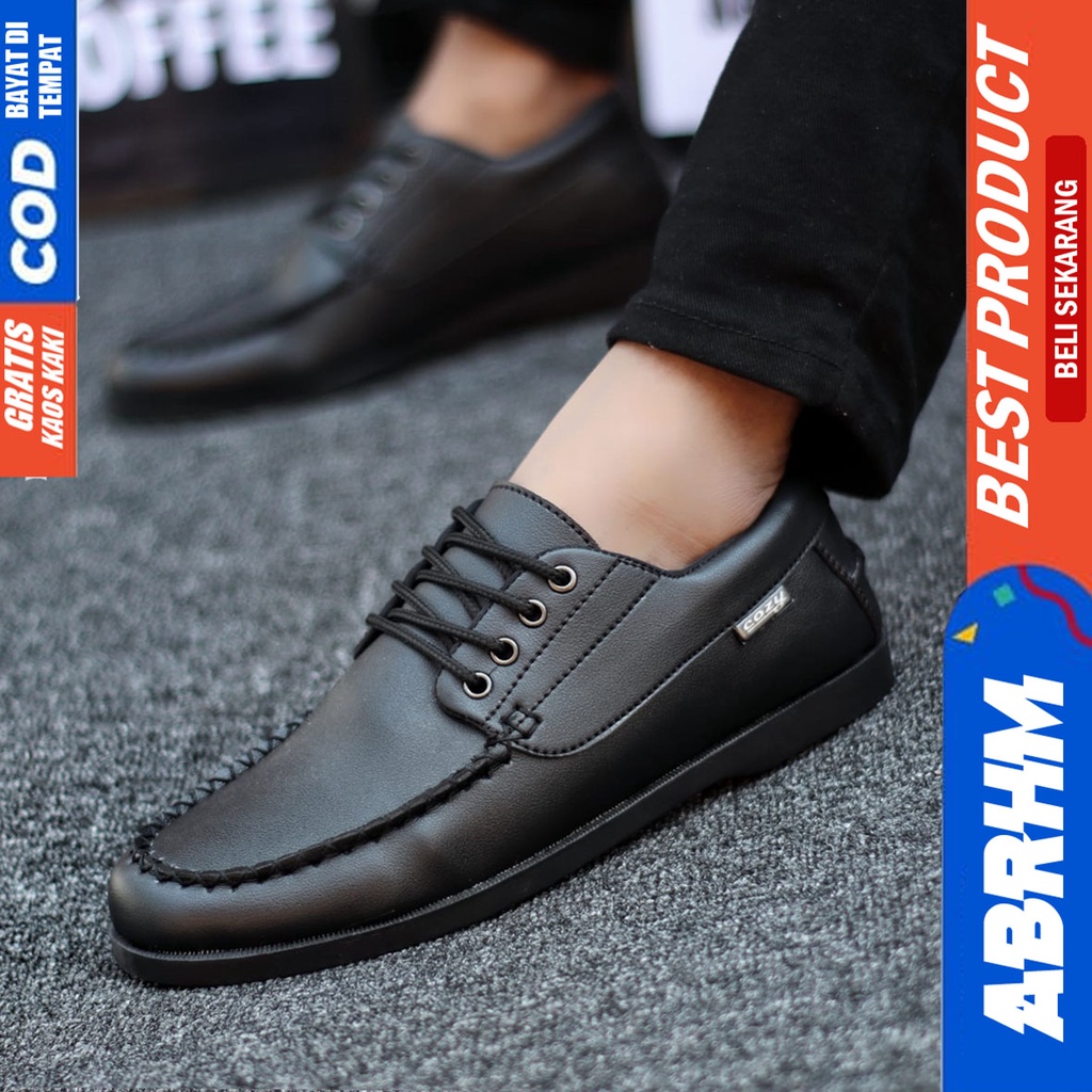 Abrhm Monza - Sepatu Formal Pria Pantofel