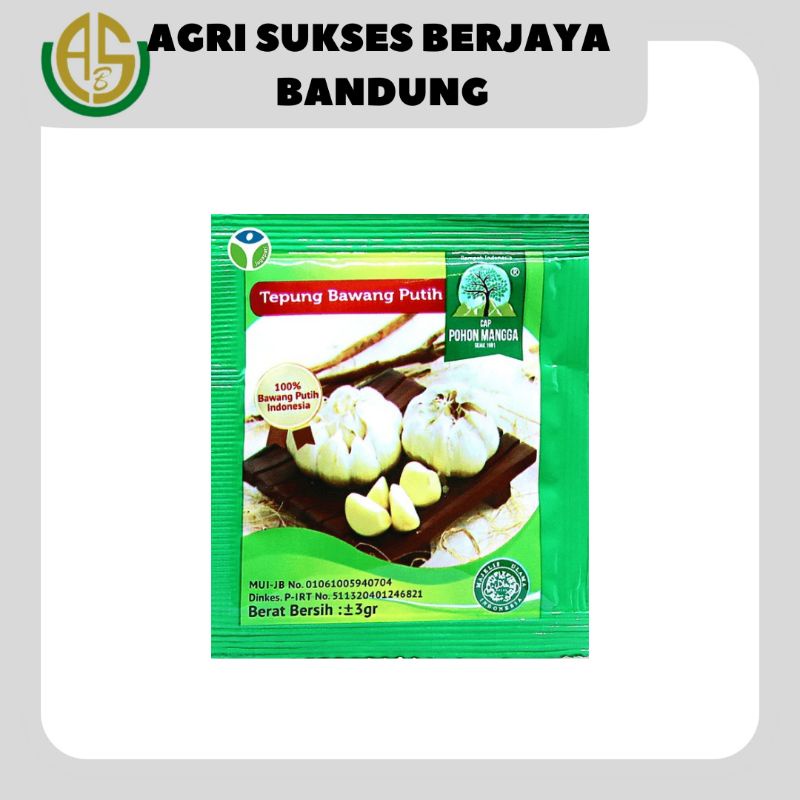 

Bawang Putih Bubuk Cap Pohon Mangga Sachet