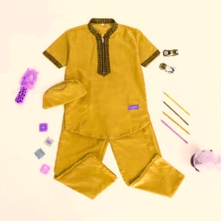 Baju Koko Anak Laki Laki / Stelan Koko Turki Anak Fre Peci 0 - 10 Tahun ini