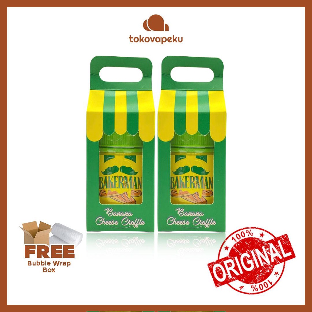 BAKERMAN V3 BANANA CHEESE CROFFLE 60ML BAKERMAN by PUFF DISTRIBUTION