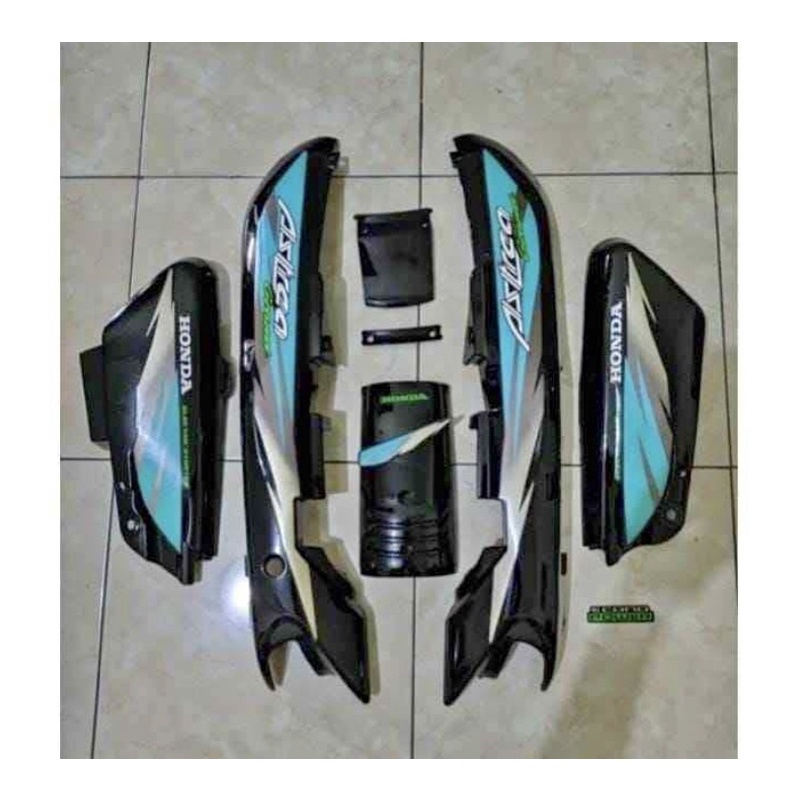 Cover Body honda Astrea Grand Bodi Grand Body honda grand sabit / Body Legenda list hijau 94 Le limitied