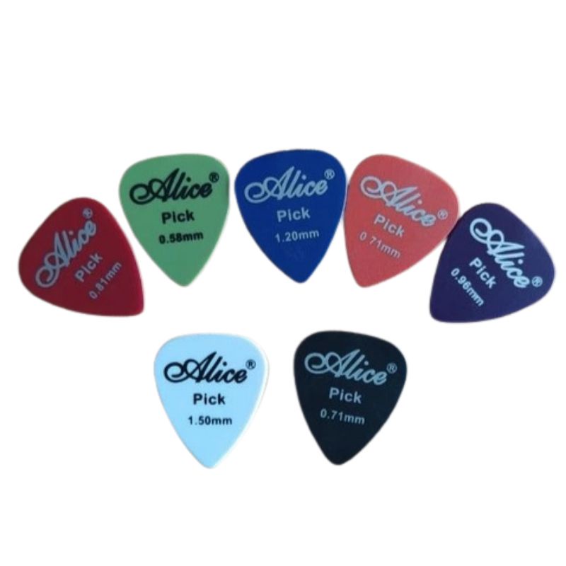 Pick Gitar Alice Murah Pemetik Gitar  0.58 0.71 0.81 0.96 1.20 1.50