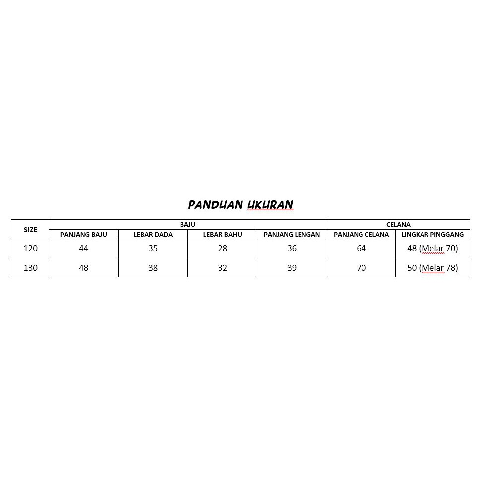GM116 Baju Anak (1) UKURAN BESAR Lengan Panjang Piyama Anak Murah Produk Import [ 1 KG = 8 PCS ]