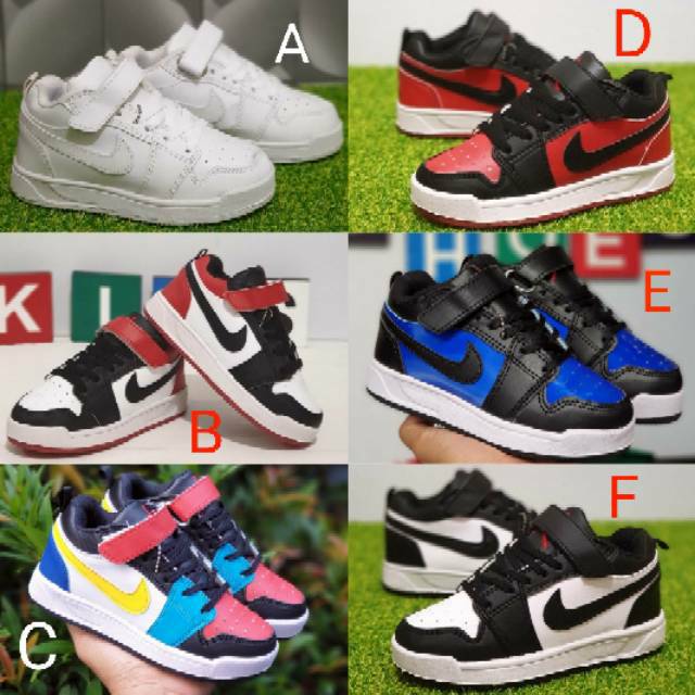  Sepatu  Anak  Nike  Terbaru Nike  Air Jordan 1 Low Ukuran  24 