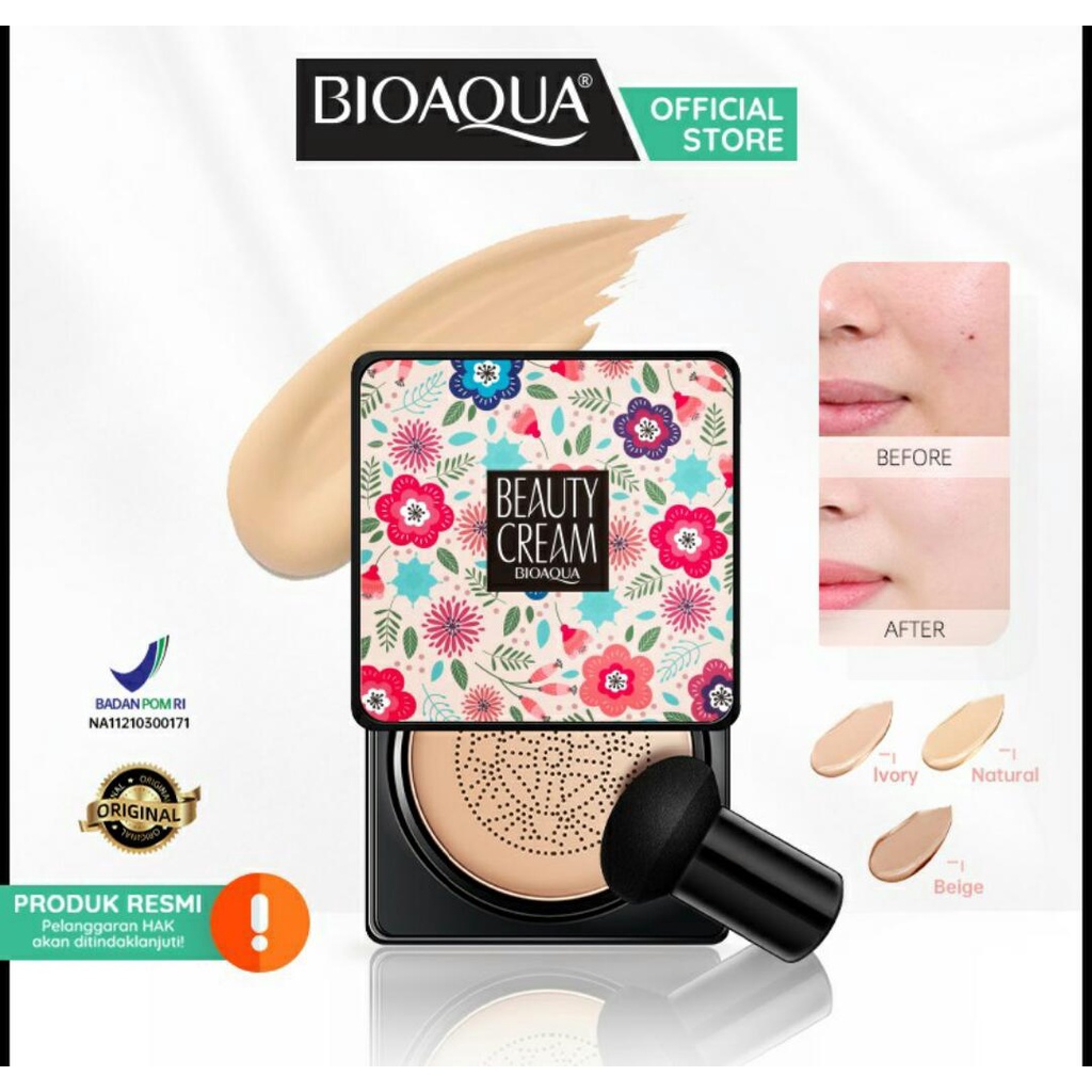 [BPOM] BIOAQUA Beauty Cream / Bioaqua BB Cream / Bioaqua BB Cushion / Cushion Bioaqua / BB Cream Bioaqua