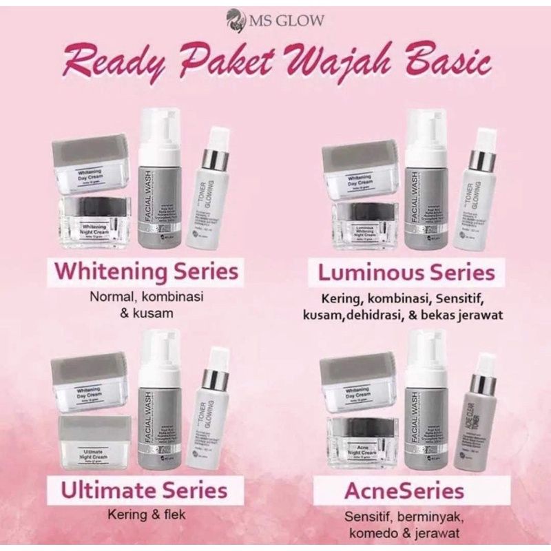 Ms Glow banyuwangi paket wajah basic