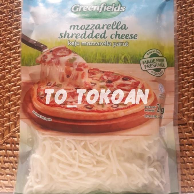 

GREENFIELD Mozarella shredded keju mozarella parut 200 gram