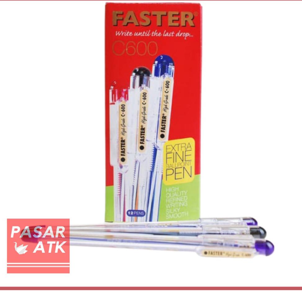 

9.9 TEN Pulpen FASTER C600 (12 pcs) .,..,.,,,,.,
