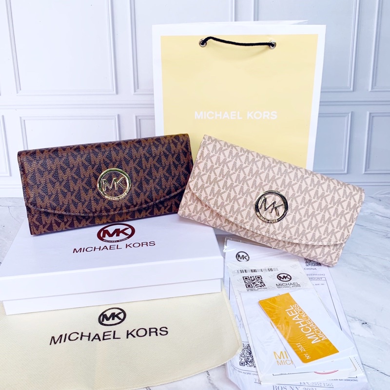 Dompet wanita MK TUTUP OVAL PREMIUM FREE BOX + PAPERBAG