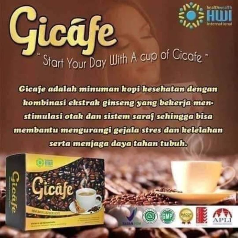 

Kopi Gingseng Gicafe kopi kesehatan