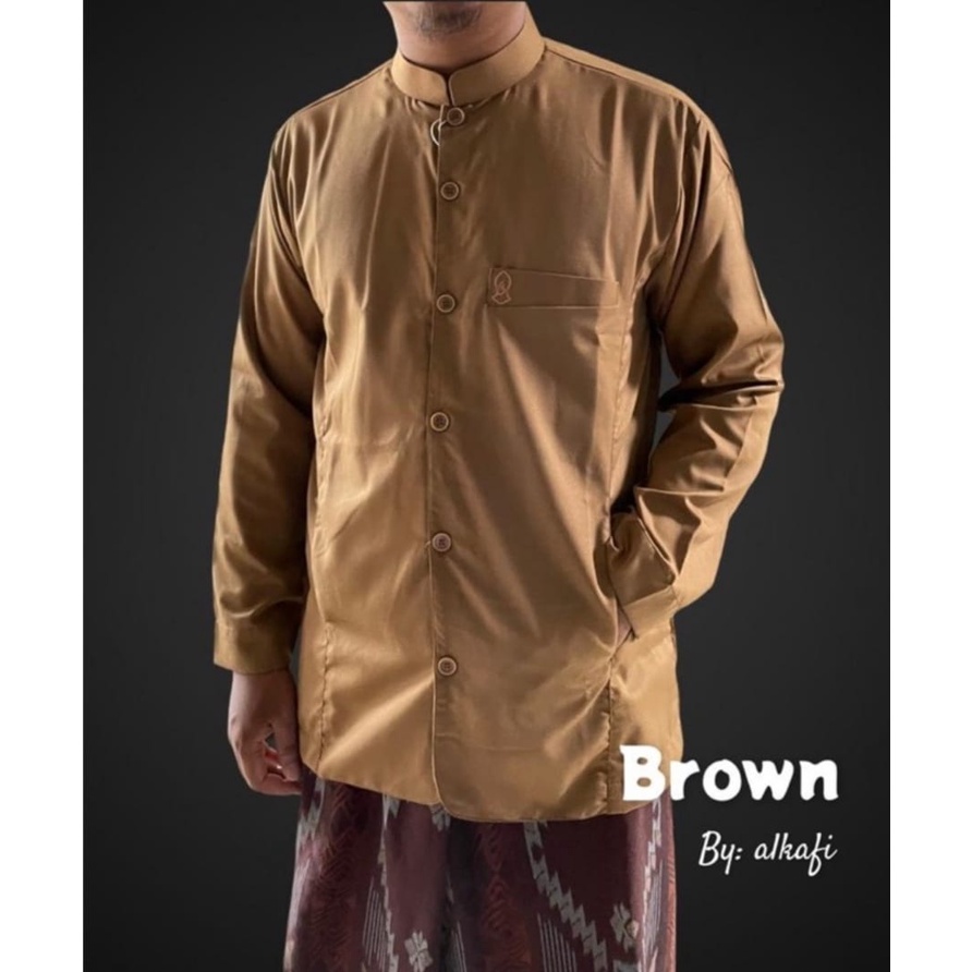 Baju Koko Semi Jas Terompah Al-Mulk Termurah Terlaris Polos