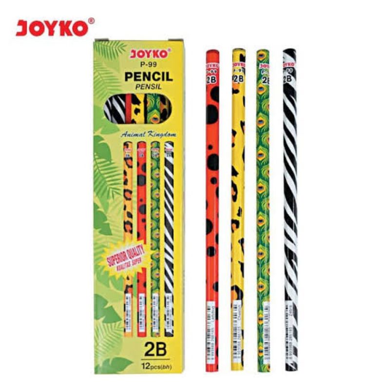 

Pensil Joiko P-99 Motif Hewan 1 pak isi (12pcs)
