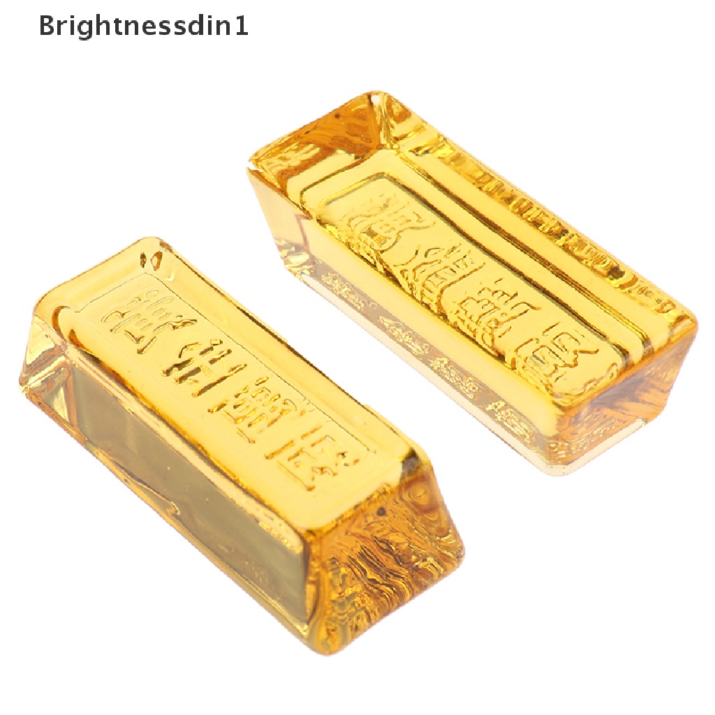 1 Pc Feng Shui Kristal Kuning Emas Gaya China Untuk Dekorasi Rumah