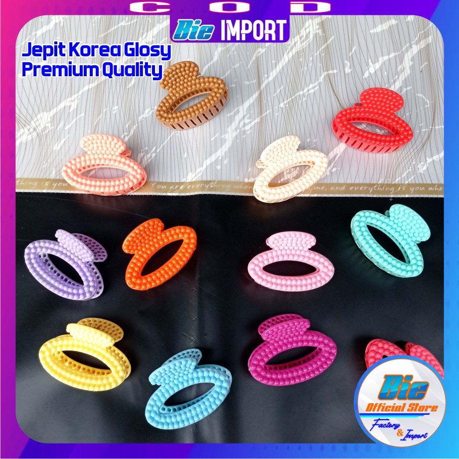 Ikat Rambut Korea Glosy Premium Impor Best Seller