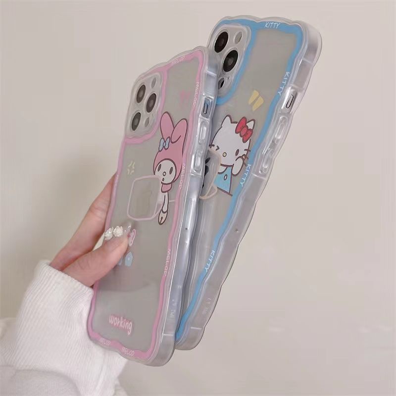 Soft Case Bahan TPU Motif Kucing Untuk Iphone 13 12 Mini 11 Pro X XR XS Max SE 2020 6 6S 7 8 Plus