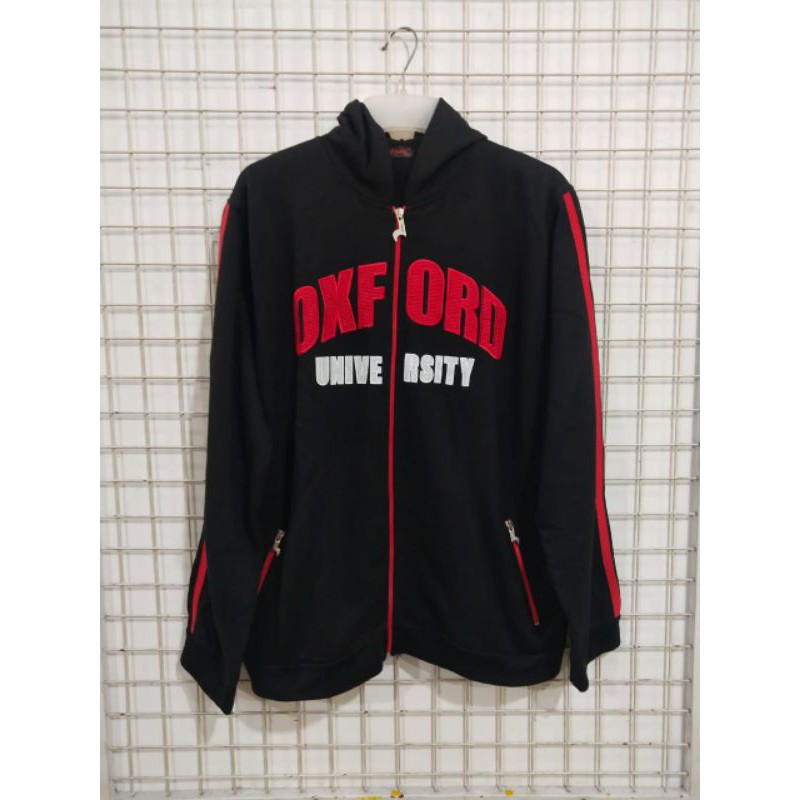 Jaket/ziphoodie university oxford by "NaS". preloved