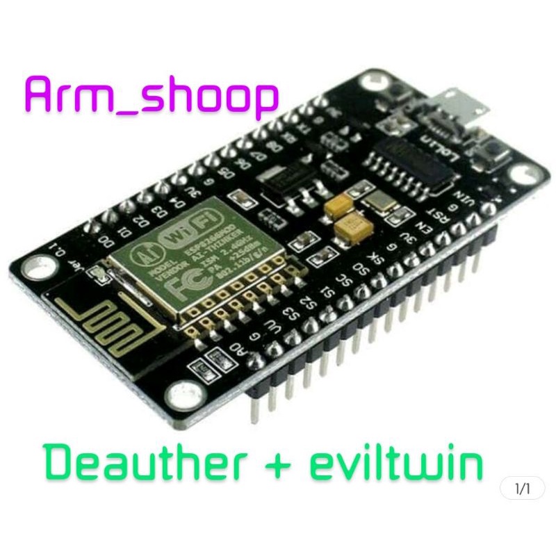 WiFi deauther + eviltwin dalam satu perangkat dengan fimwer terbaru 2022 dijamin stabill