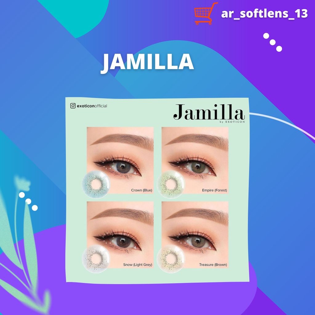 Softlens Jamilla Empire Forest Diameter 14.5mm By Exoticon