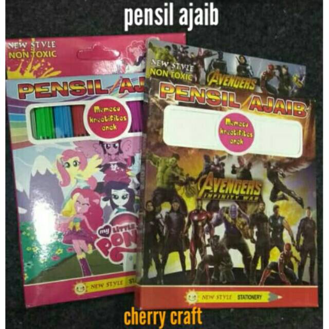 

Pensil warna ajaib jumbo edukasi anak