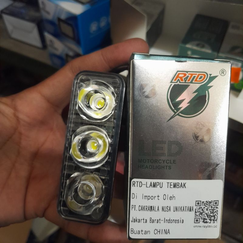 lampu tembak sorot 3 mata RTD