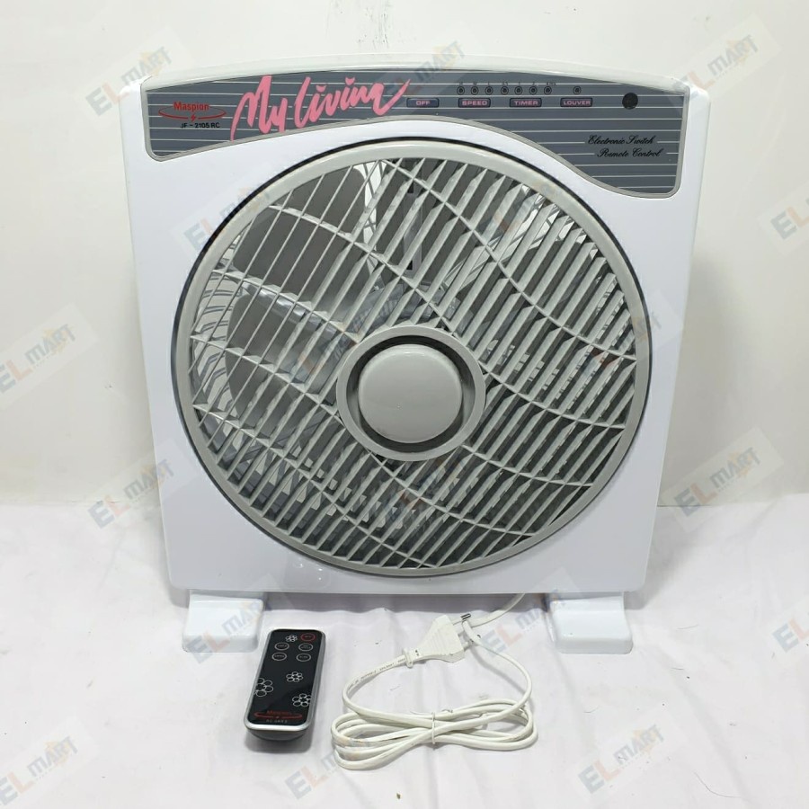 Kipas angin kotak MASPION Box fan 12 inch remote JF-1205RC