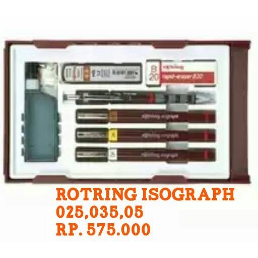 

Rotring College Set Isograph 025,035,05