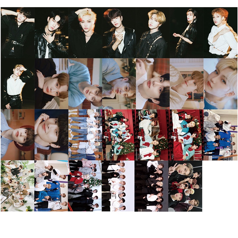 55pcs/box Stray Kids Photocards 2022 season's greetings Album LOMO Card Postcard ((In STOCK) Kpop fan)